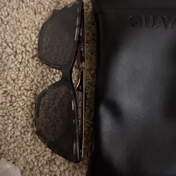 Quay Australia Sunglasses "Call The Shots Remixed" Storm Tort Frame / Smoke - Picture 4 of 8